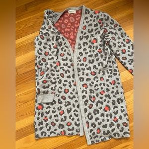 ModCloth Cheetah print Long sweater